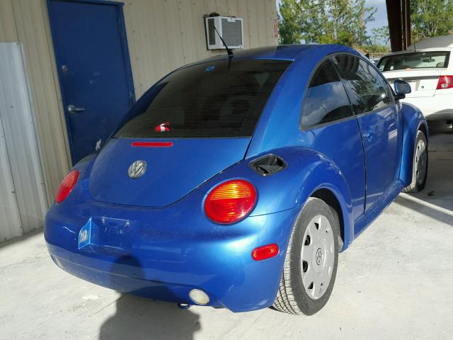 3VWBB61C7WM042604 - 1998 VOLKSWAGEN NEW BEETLE ლურჯი ფოტო 4
