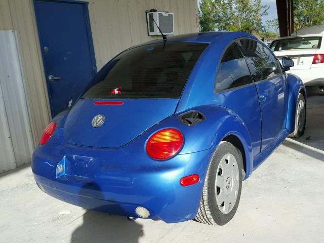 3VWBB61C7WM042604 - 1998 VOLKSWAGEN NEW BEETLE BLUE photo 4