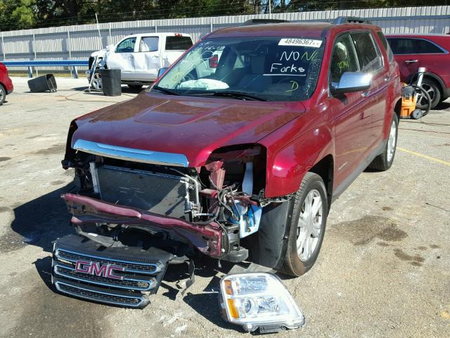 2GKFLPE38G6260889 - 2016 GMC TERRAIN SL RED photo 2