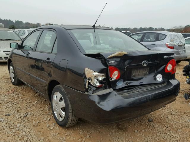 2T1BR32E96C706732 - 2006 TOYOTA COROLLA CE BLACK photo 3