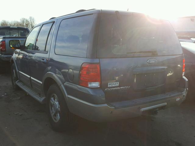 1FMFU18L44LB08477 - 2004 FORD EXPEDITION BLUE photo 3