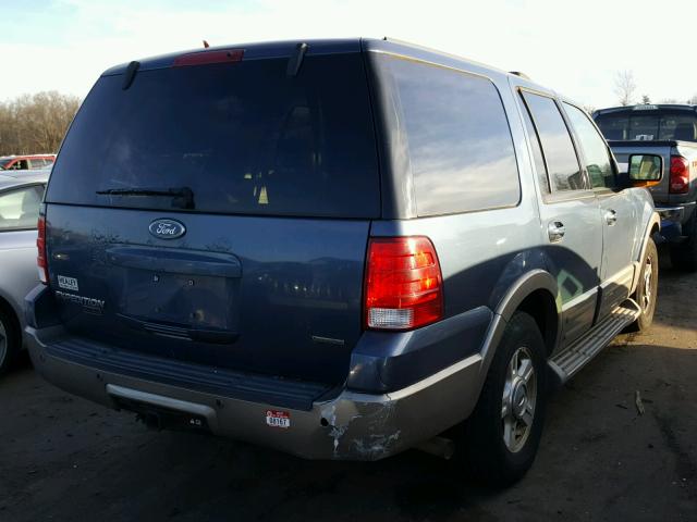 1FMFU18L44LB08477 - 2004 FORD EXPEDITION BLUE photo 4