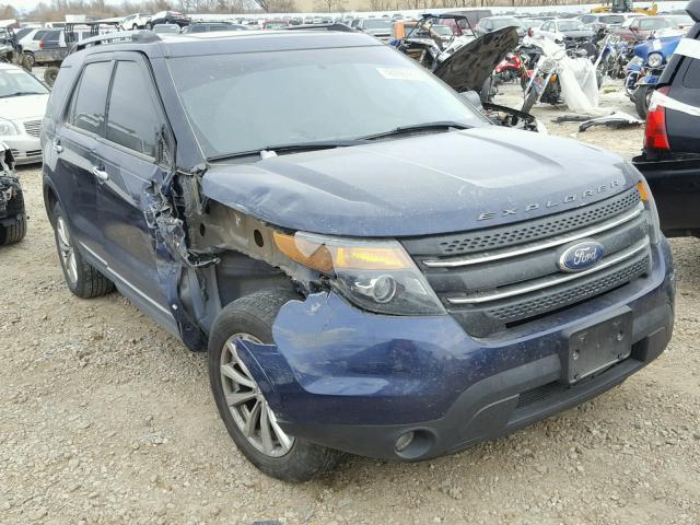 1FMHK8D84BGA49638 - 2011 FORD EXPLORER X BLUE photo 1