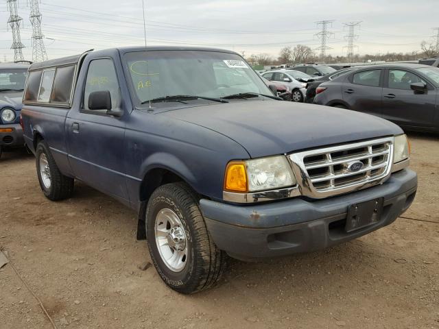 1FTYR10D52PA41395 - 2002 FORD RANGER BLUE photo 1