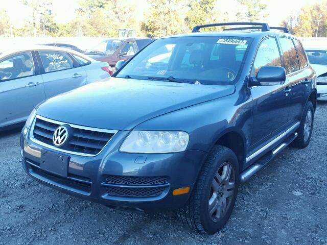 WVGCM67L94D005471 - 2004 VOLKSWAGEN TOUAREG 4. BLUE photo 2