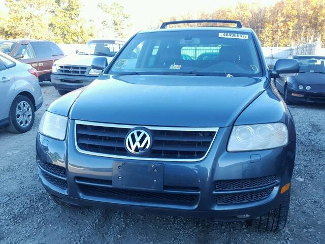 WVGCM67L94D005471 - 2004 VOLKSWAGEN TOUAREG 4. BLUE photo 9