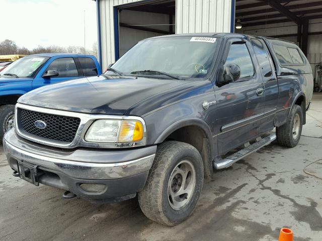 1FTRX18L03NB11601 - 2003 FORD F150 BLACK photo 2