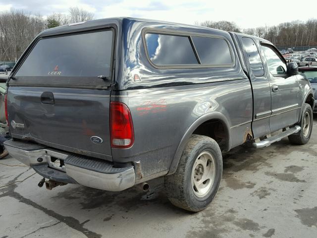 1FTRX18L03NB11601 - 2003 FORD F150 BLACK photo 4