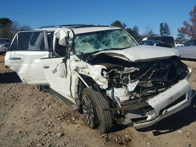 JTEBU5JR5B5047369 - 2011 TOYOTA 4RUNNER SR WHITE photo 1