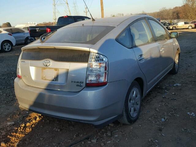 JTDKB20U993532389 - 2009 TOYOTA PRIUS SILVER photo 4