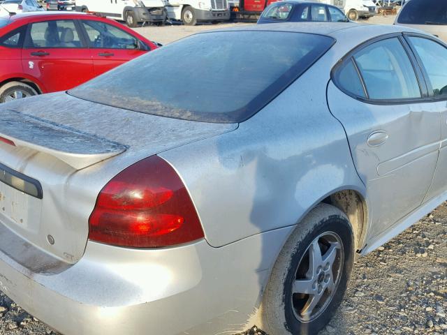 2G2WP522041360403 - 2004 PONTIAC GRAND PRIX SILVER photo 9