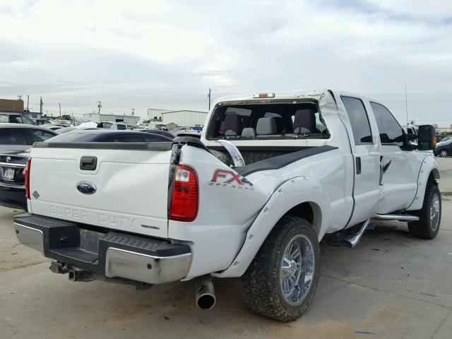 1FT7W2B67FED15397 - 2015 FORD F250 SUPER WHITE photo 4