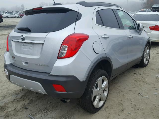 KL4CJASBXGB650994 - 2016 BUICK ENCORE SILVER photo 4