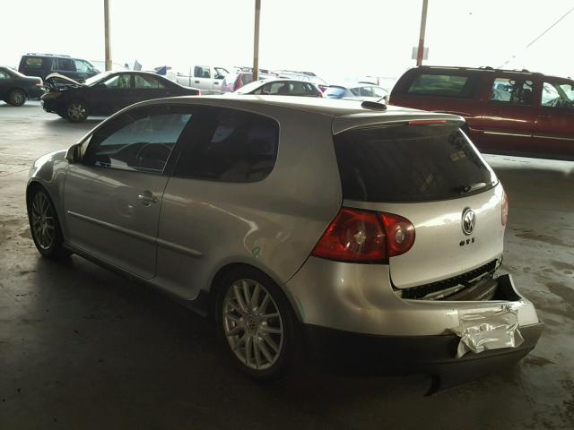 WVWFV71K46W113427 - 2006 VOLKSWAGEN NEW GTI SILVER photo 3