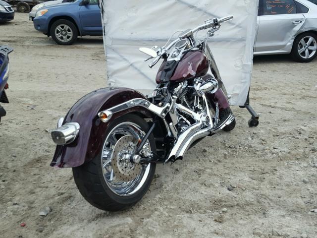 1HD1BX5118Y014008 - 2008 HARLEY-DAVIDSON FLSTF MAROON photo 4