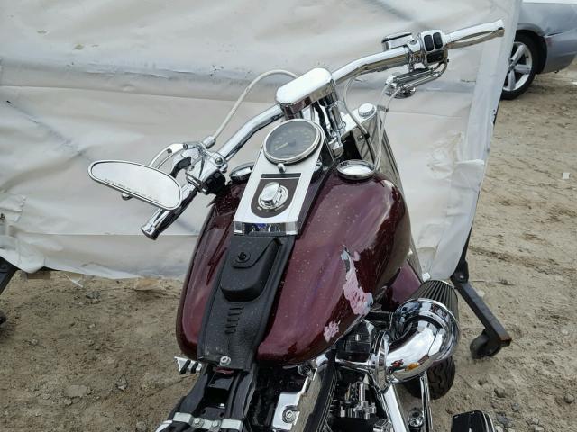 1HD1BX5118Y014008 - 2008 HARLEY-DAVIDSON FLSTF MAROON photo 5