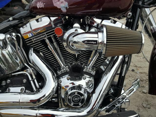 1HD1BX5118Y014008 - 2008 HARLEY-DAVIDSON FLSTF MAROON photo 7