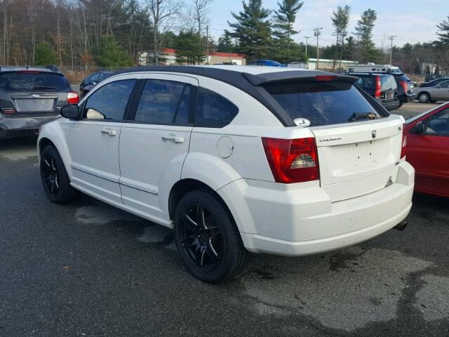 1B3HE78K27D129249 - 2007 DODGE CALIBER R/ WHITE photo 3