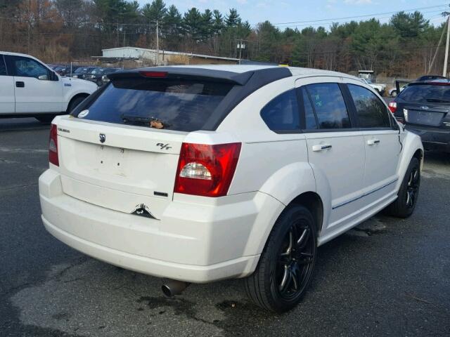 1B3HE78K27D129249 - 2007 DODGE CALIBER R/ WHITE photo 4