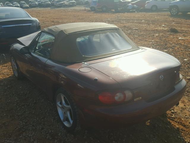 JM1NB353330310670 - 2003 MAZDA MX-5 MIATA RED photo 3