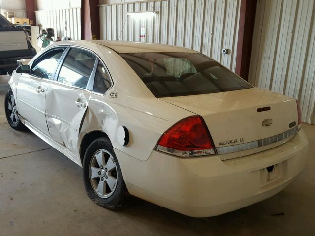 2G1WT57N891158760 - 2009 CHEVROLET IMPALA 1LT WHITE photo 3