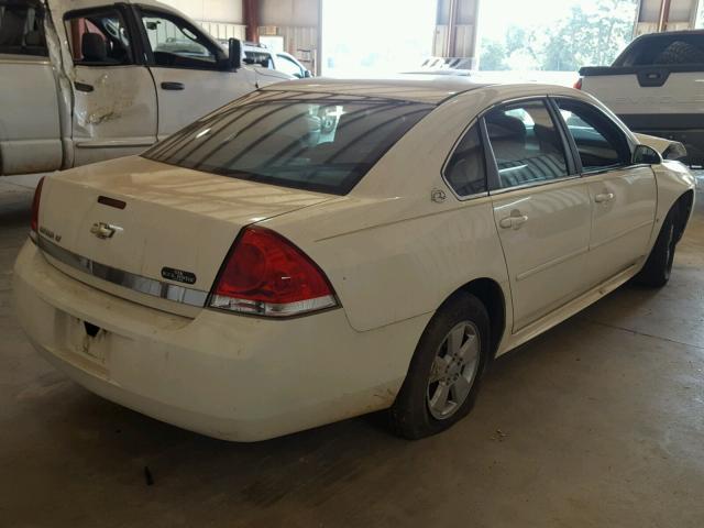 2G1WT57N891158760 - 2009 CHEVROLET IMPALA 1LT WHITE photo 4