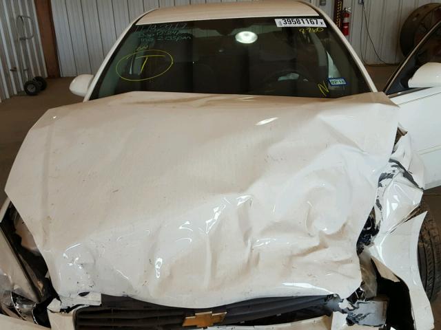 2G1WT57N891158760 - 2009 CHEVROLET IMPALA 1LT WHITE photo 7