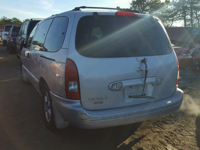 4N2ZN17TX1D808880 - 2001 NISSAN QUEST GLE GRAY photo 3