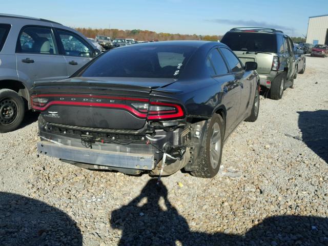 2C3CDXBGXFH874708 - 2015 DODGE CHARGER SE GRAY photo 4