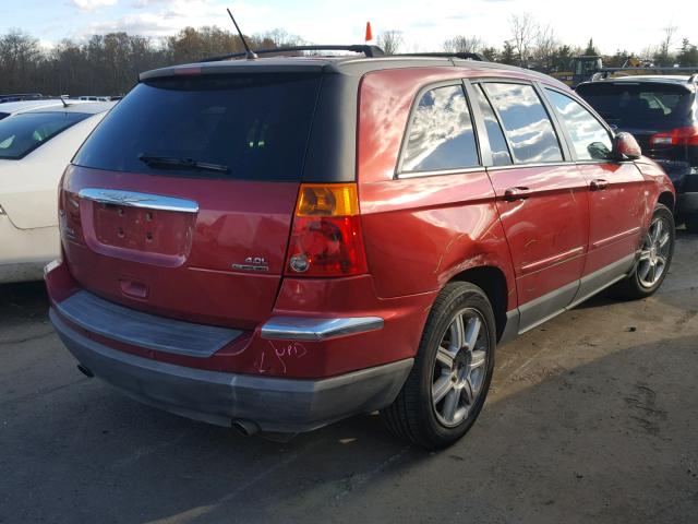 2A8GF68X67R176772 - 2007 CHRYSLER PACIFICA T BURGUNDY photo 4