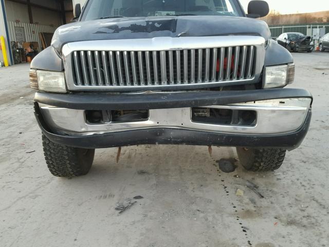 1B7HF16Z2VS163757 - 1997 DODGE RAM 1500 BLACK photo 9