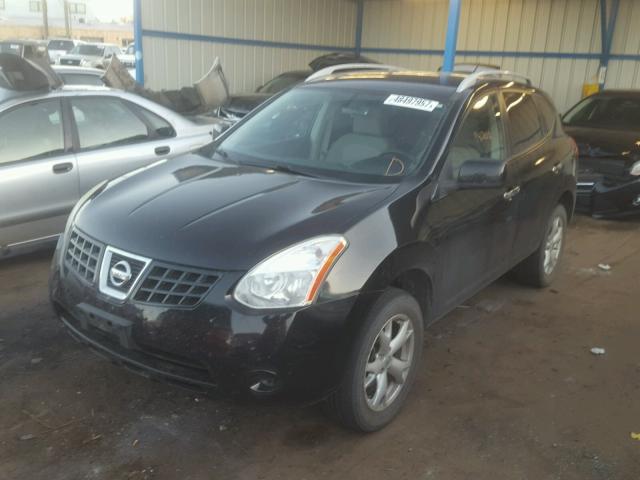 JN8AS5MV7AW613026 - 2010 NISSAN ROGUE S BLACK photo 2