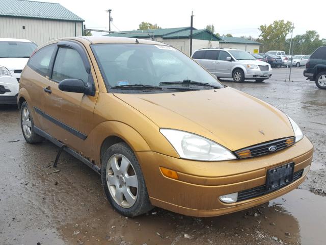 3FAFP31351R213811 - 2001 FORD FOCUS ZX3 GOLD photo 1