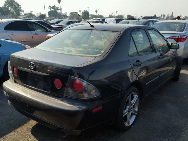 JTHBD192820042781 - 2002 LEXUS IS 300 BLACK photo 4