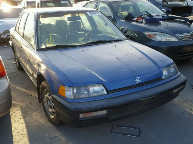 JHMED3544MS038976 - 1991 HONDA CIVIC DX BLUE photo 1