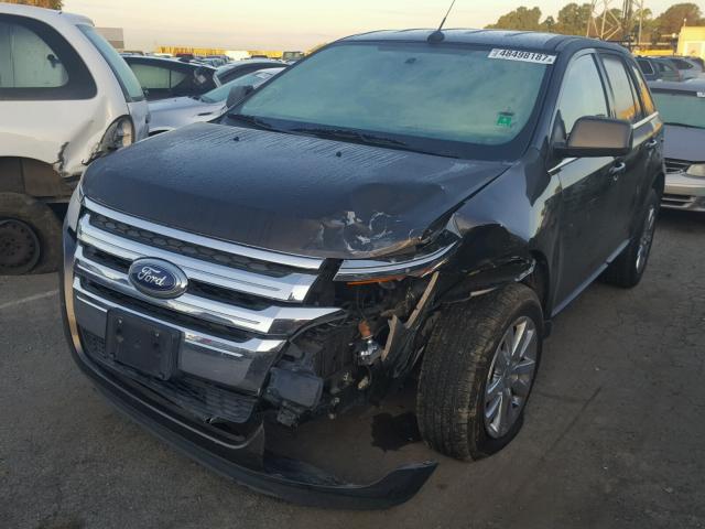 2FMDK4KC3BBA16779 - 2011 FORD EDGE LIMIT BLACK photo 2