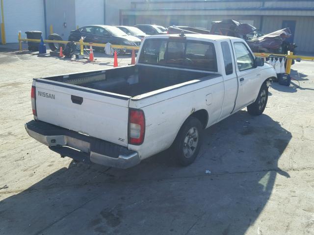 1N6DD26S3XC300907 - 1999 NISSAN FRONTIER K WHITE photo 4