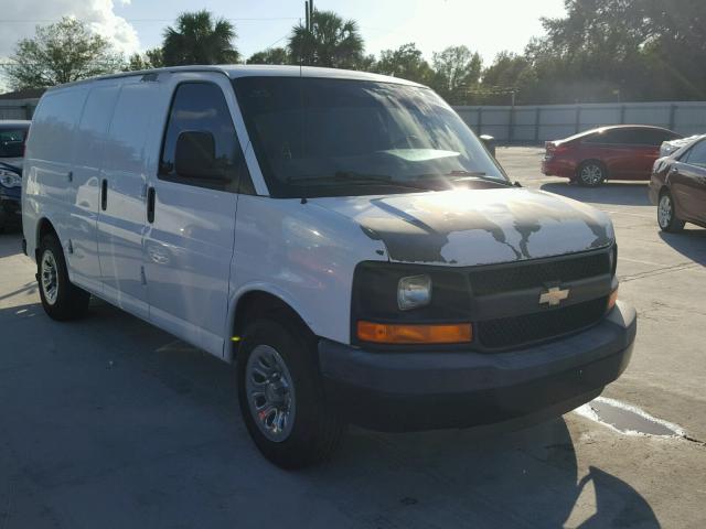 1GCUGADX3A1109414 - 2010 CHEVROLET EXPRESS G1 WHITE photo 1