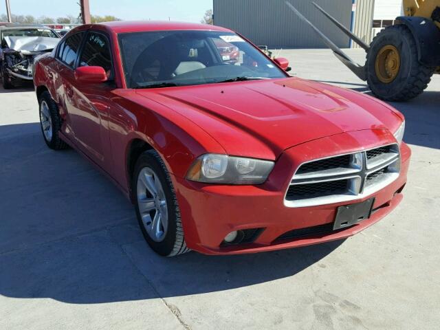 2B3CL3CG1BH517015 - 2011 DODGE CHARGER RED photo 1