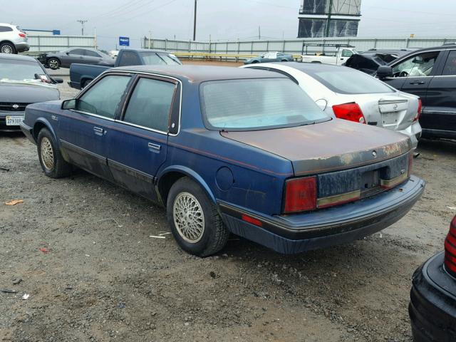 1G3AJ51N0KG354698 - 1989 OLDSMOBILE CUTLASS CI BLUE photo 3