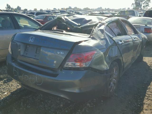 1HGCP36879A000822 - 2009 HONDA ACCORD EXL GREEN photo 4