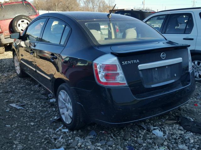 3N1AB6AP9BL612865 - 2011 NISSAN SENTRA 2.0 BLACK photo 3