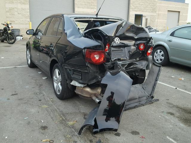 3VWJZ71K29M034452 - 2009 VOLKSWAGEN JETTA S 黑色 照片 3