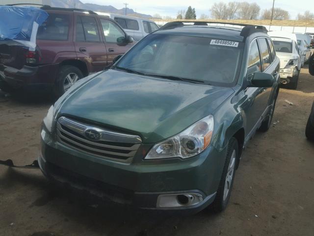 4S4BRCCCXB3414969 - 2011 SUBARU OUTBACK 2. GREEN photo 2