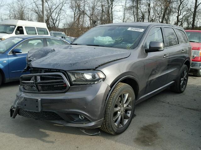 1C4RDJDG3FC223665 - 2015 DODGE DURANGO LI GRAY photo 2