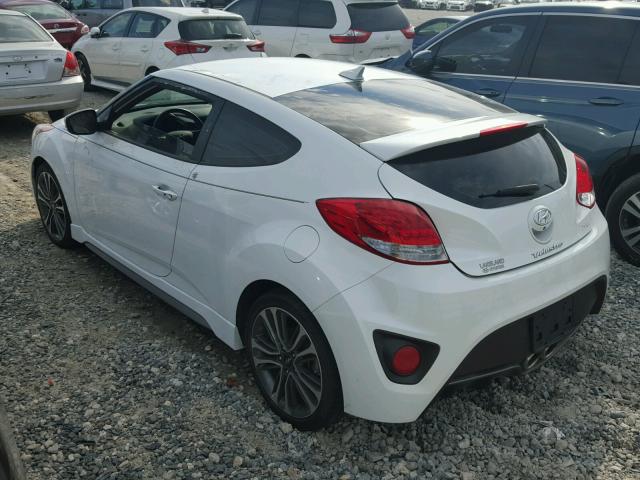 KMHTC6AEXGU288576 - 2016 HYUNDAI VELOSTER T WHITE photo 3