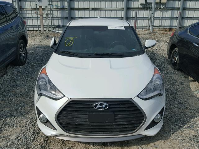 KMHTC6AEXGU288576 - 2016 HYUNDAI VELOSTER T WHITE photo 9