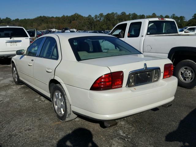 1LNHM86S34Y643461 - 2004 LINCOLN LS WHITE photo 3