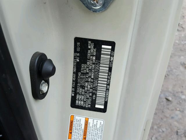 JF1ZNAA11G9706671 - 2016 TOYOTA SCION FR-S თეთრი ფოტო 10