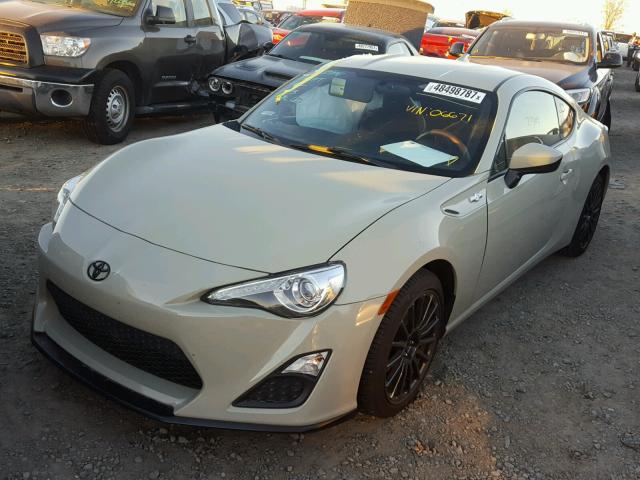 JF1ZNAA11G9706671 - 2016 TOYOTA SCION FR-S თეთრი ფოტო 2